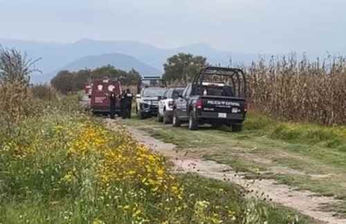 Investigan hallazgo de cuerpo embolsado en San Lucas Tunco, Metepec